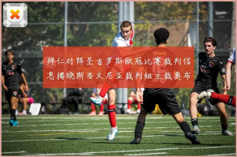 拜仁对阵圣吉罗斯欧冠比赛裁判信息揭晓斯洛文尼亚裁判组主裁奥布雷诺维奇执法